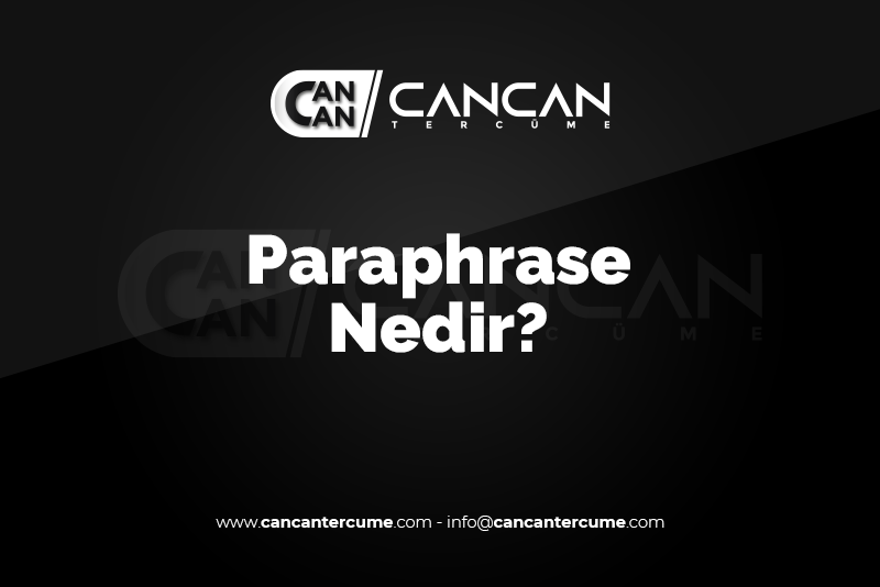 paraphrase-nedir