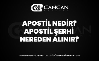 Apostil Nedir ? Apostil Şerhi Nereden Alınır