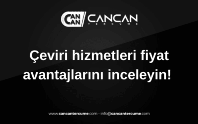 çeviri hizmetleri fiyat