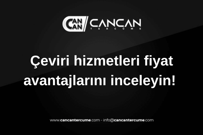 çeviri hizmetleri fiyat