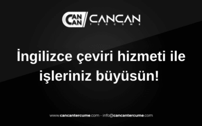 ingilizce çeviri hizmeti
