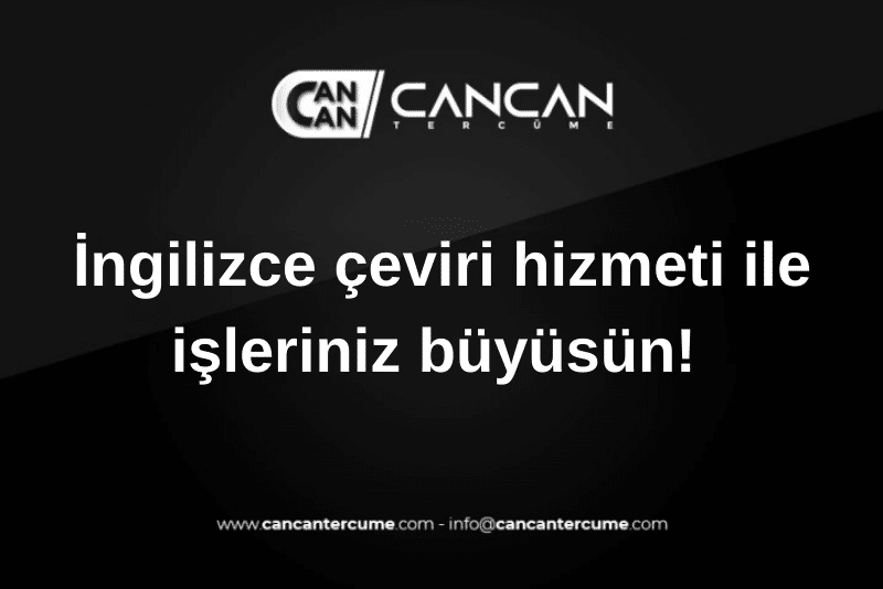 ingilizce çeviri hizmeti