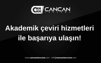 akademik çeviri hizmetleri