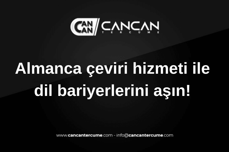 almanca çeviri hizmeti