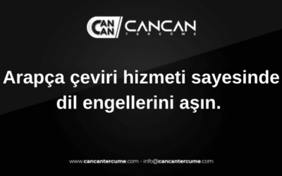 arapça çeviri hizmeti