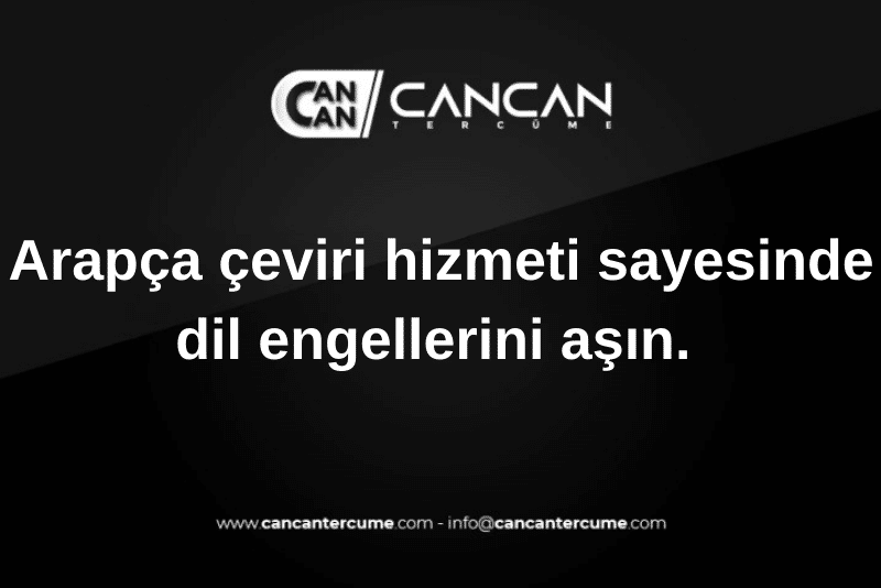 arapça çeviri hizmeti