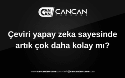 çeviri yapay zeka