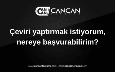 Çeviri yaptırmak istiyorum