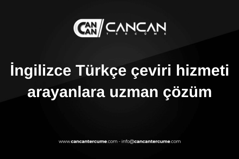 ingilizce türkçe çeviri hizmeti