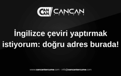 İngilizce çeviri yaptırmak istiyorum