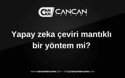 Yapay zeka çeviri