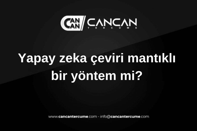 Yapay zeka çeviri