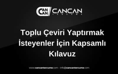 toplu çeviri