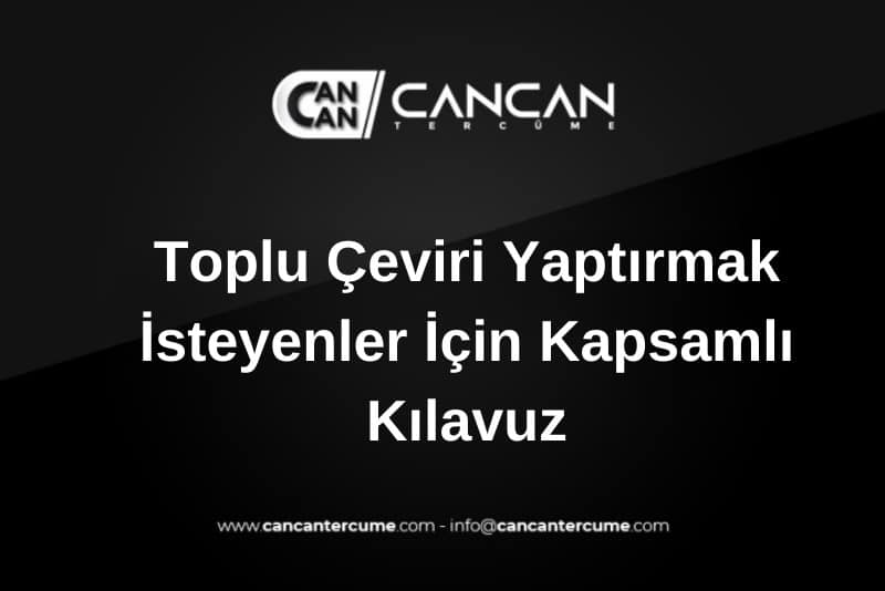 toplu çeviri