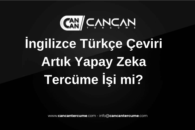 yapay zeka çeviri