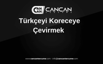 türkçeyi koreceye çevirmek