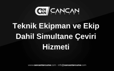 simultane çeviri hizmeti