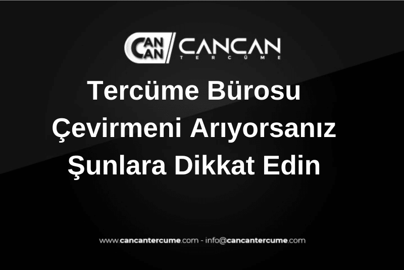 tercüme bürosu çevirmeni