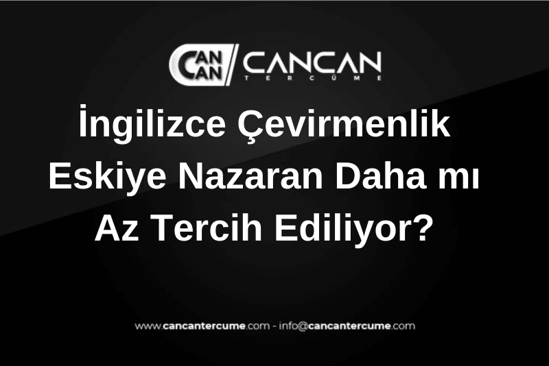 ingilizce çevirmenlik