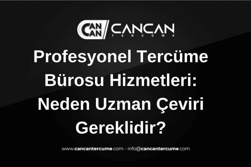profesyonel tercüme bürosu