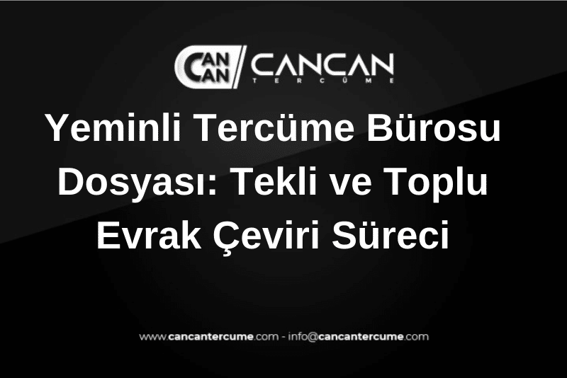 yeminli tercüme bürosu